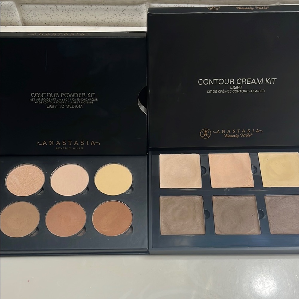 Anastasia Beverly Hills Contour Powder and Cream Kit - Light to Medium bundle
